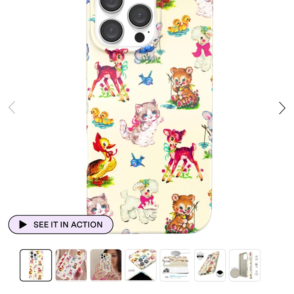 Velvet Caviar Cute Animal Print Phone Case
